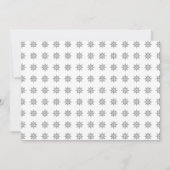 Custom Upload Foto Snowmen vor Weihnachten Mitteilungskarte (Rückseite)