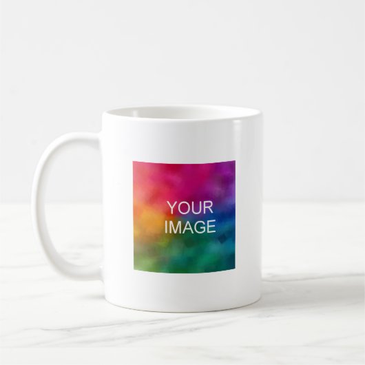 Custom Upload Your Photo Image Here Template Kaffeetasse (Links)