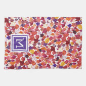 CUSTOM Ursprüngliche Fallende Blätter Wasserfarben Geschirrtuch (Horizontal)