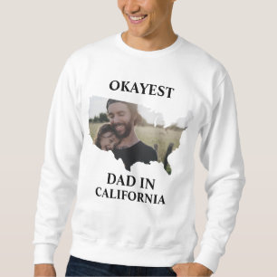 Custom USA Foto Tokest Papa Vathers Tag Sweatshirt