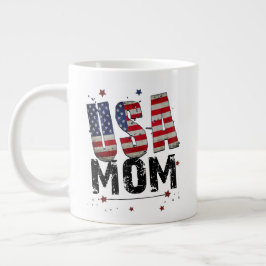 Custom USA Mama Jumbo-Tasse