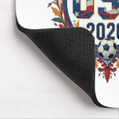 Custom USA National Soccer Team Bald Eagle Logo Mousepad (Ecke)