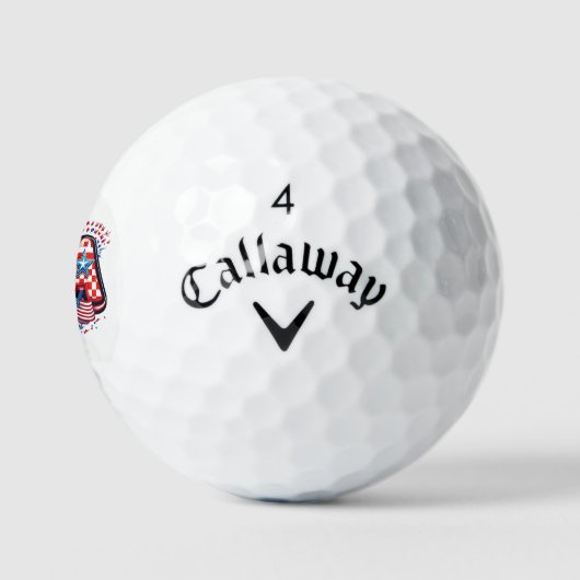 Custom USA Print - Personalisierter feministischer Golfball (Logo)