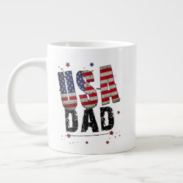Custom USA Vater Jumbo-Tasse