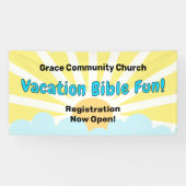 Custom Vacation Bible Fun Sunny Banner (Horizontal)