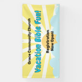Custom Vacation Bible Fun Sunny Banner (Vertikal)