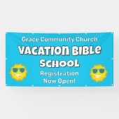 Custom Vacation Bible School Sunshine Banner (Horizontal)