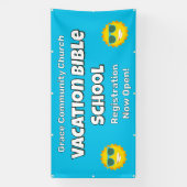Custom Vacation Bible School Sunshine Banner (Vertikal)