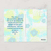 Custom Vacation Photo Template Postcard Postkarte (Rückseite)