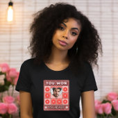 Custom Valentine Foto Liebe Shirt, Tic-Tac-Toe T-Shirt