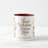 Custom Valentine Gift for Dad | Personalized Name  Tasse (Zentrum)