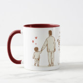 Custom Valentine Gift for Dad | Personalized Name  Tasse (Links)