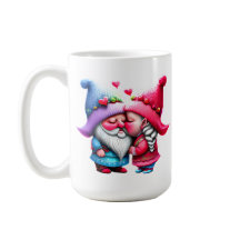 Custom Valentine Gnome Kissing Couple Sweethearts