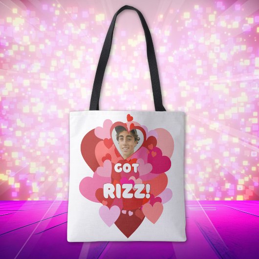 Custom Valentine Heart Pop Foto Tasche