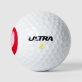 Custom Valentine Herz Schattierungen rosa Golf Bal Golfball (Logo)