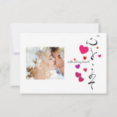 Custom Valentine: Mit allem Herzen Einladung (Vorderseite)