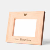 Custom Valentine's Day Heart Wood  Geätzte Rahmen (Links)