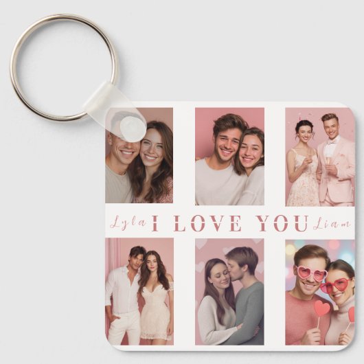 Custom Valentine's Day Keychain | Couple Gift Schlüsselanhänger (Vorderseite)