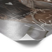 Custom Valentine's Day Romantic Couple Foto (Ecke)