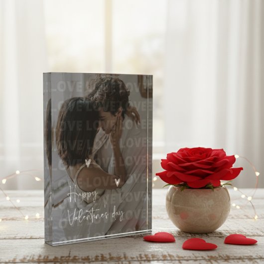 Custom Valentine's Day Romantic Couple Foto