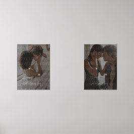 Custom Valentine's Day Romantic Couple Foto Bilderwand Sets