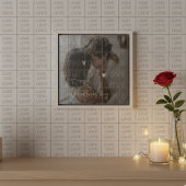 Custom Valentine's Day Romantic Couple Foto Fliese