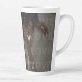 Custom Valentine's Day Romantic Couple Foto Milchtasse