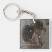 Custom Valentine's Day Romantic Couple Foto Schlüsselanhänger (Vorderseite)