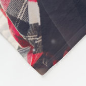 Custom Valentine's Day Romantische Liebe FotoColla Fleecedecke (Ecke)