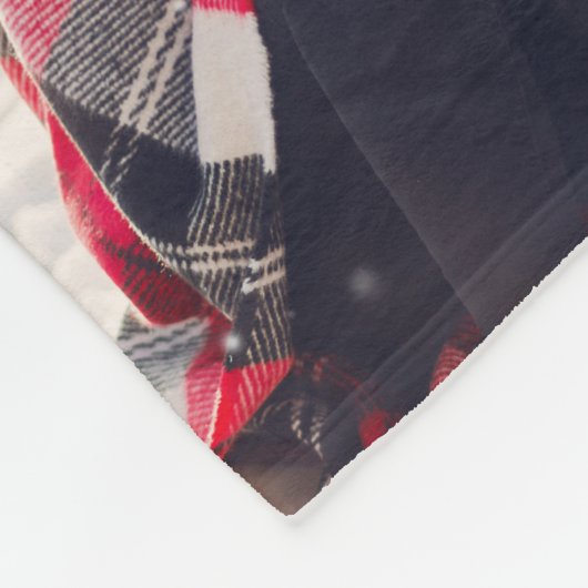 Custom Valentine's Day Romantische Liebe FotoColla Fleecedecke (Ecke)