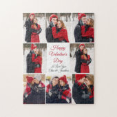 Custom Valentine's Day Romantische Liebe FotoColla Puzzle (Vertikal)