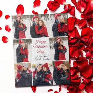 Custom Valentine's Day Romantische Liebe FotoColla Puzzle