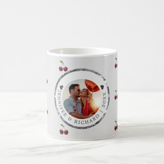 Custom Valentine's Day Tasse mit Cherry (Mittel)