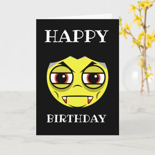 Custom Vampire Pub Karte (Gelbe Blume)