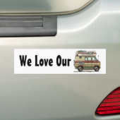 Custom Van Camper RV Bumper Sticker Autoaufkleber (Auf Auto)