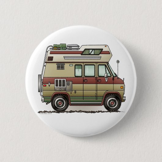 Custom Van Camper RV Button (Vorderseite)