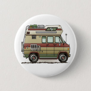 Custom Van Camper RV Button