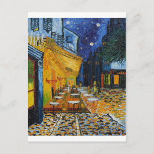 Custom Van Gogh Café Terrasse Vintage Kunst, Dicht Postkarte