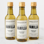 Custom Vanilla Extract Label - VE002_04 Weinetikett (Flaschen)