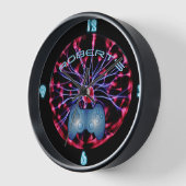 Custom Vater Birthday Gamer Gaming Mancave Man Ges Uhr (Winkel)