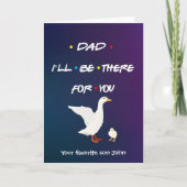 Custom VATER ICH WERDE FÜR EUCH Kick Enck Cool. Karte (Vorderseite)