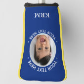 Custom Vater Opa Family Foto Sportsongram Golf Headcover (Rotieren 90)