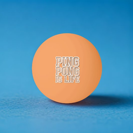 Custom Vater Pong Pong ist Life Funny Pong Ball Tischtennisball