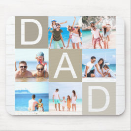 Custom Vater Vatertag Foto Collage Maus Pad Mousepad