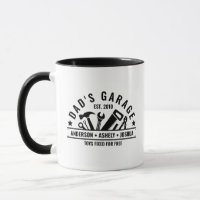 Custom Vaters Garage Funny Mechanic Vater