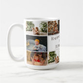 Custom Vatertag Bester Vater je FotoCollage Kaffeetasse (Links)