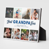Custom Vatertag Foto Collage Beste Opa Fotoplatte (Seite)