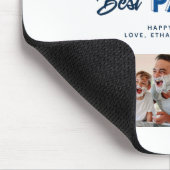 Custom Vatertag Foto Collage Beste Papa je Mousepad (Ecke)