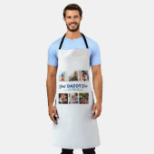 Custom Vatertag Foto Collage Bester Papa je Schürze (Getragen)