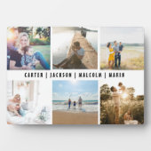 Custom Vatertag Foto Collage Fotoplatte (Vorderseite)